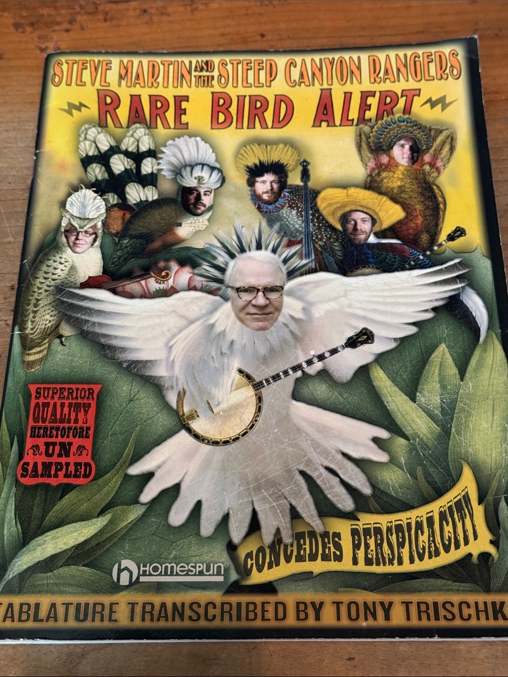 Steve Martin and the Steep Canyon Rangers - Rare Bird Alert - banjo Tab Book
